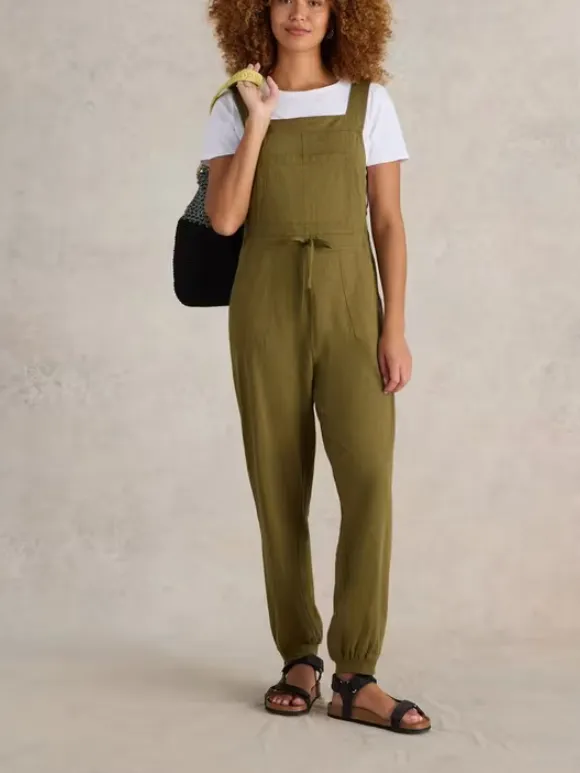 Casual Style Jersey Dungaree