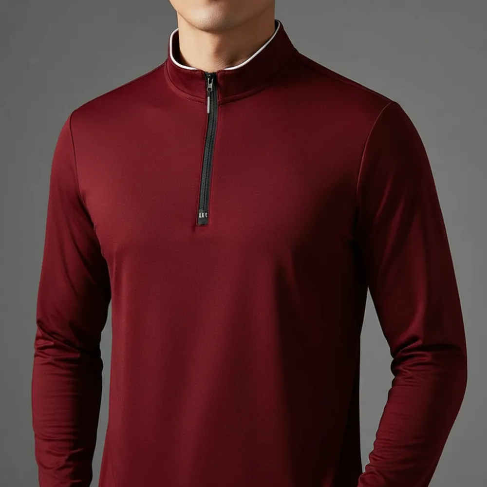 Half Zip Knit Pullover
