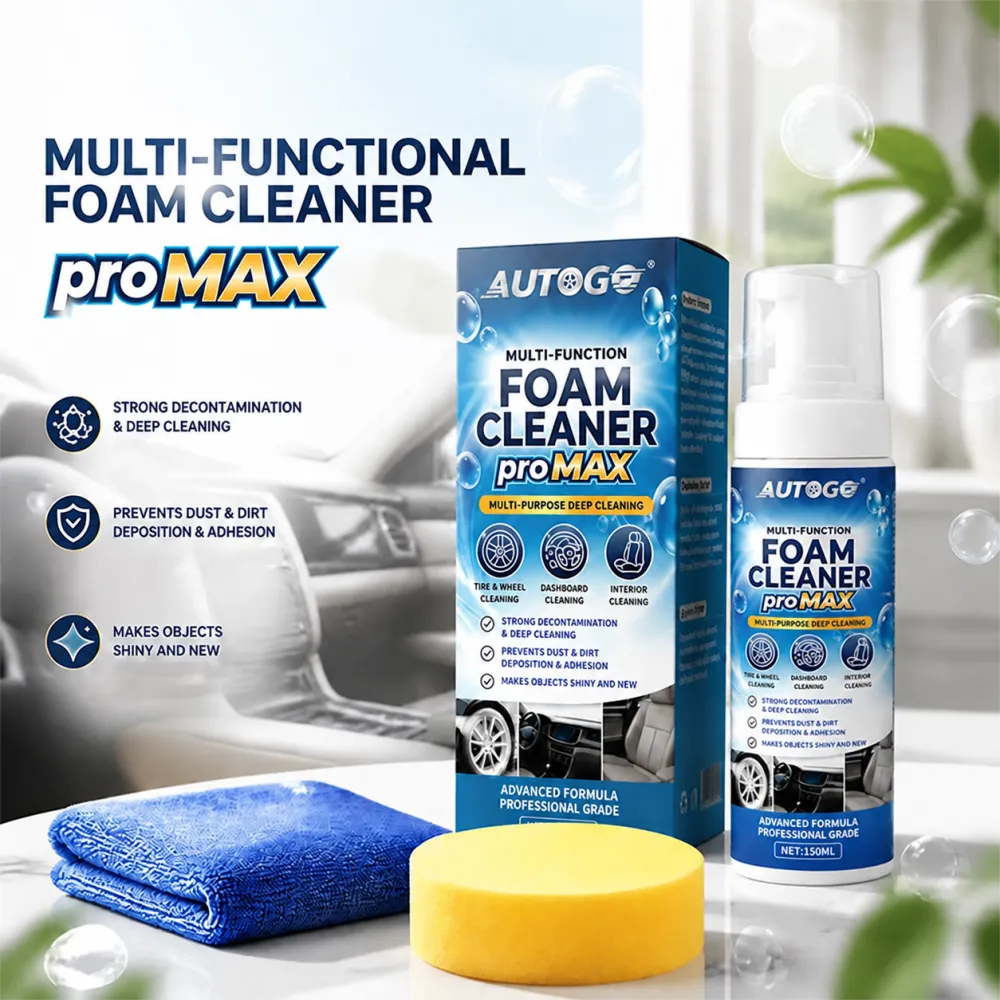 Multi-Purpose Foam Cleaner | Car Interior Leather Cleaning Stain Removal Restoration Daily Maintenance Shine