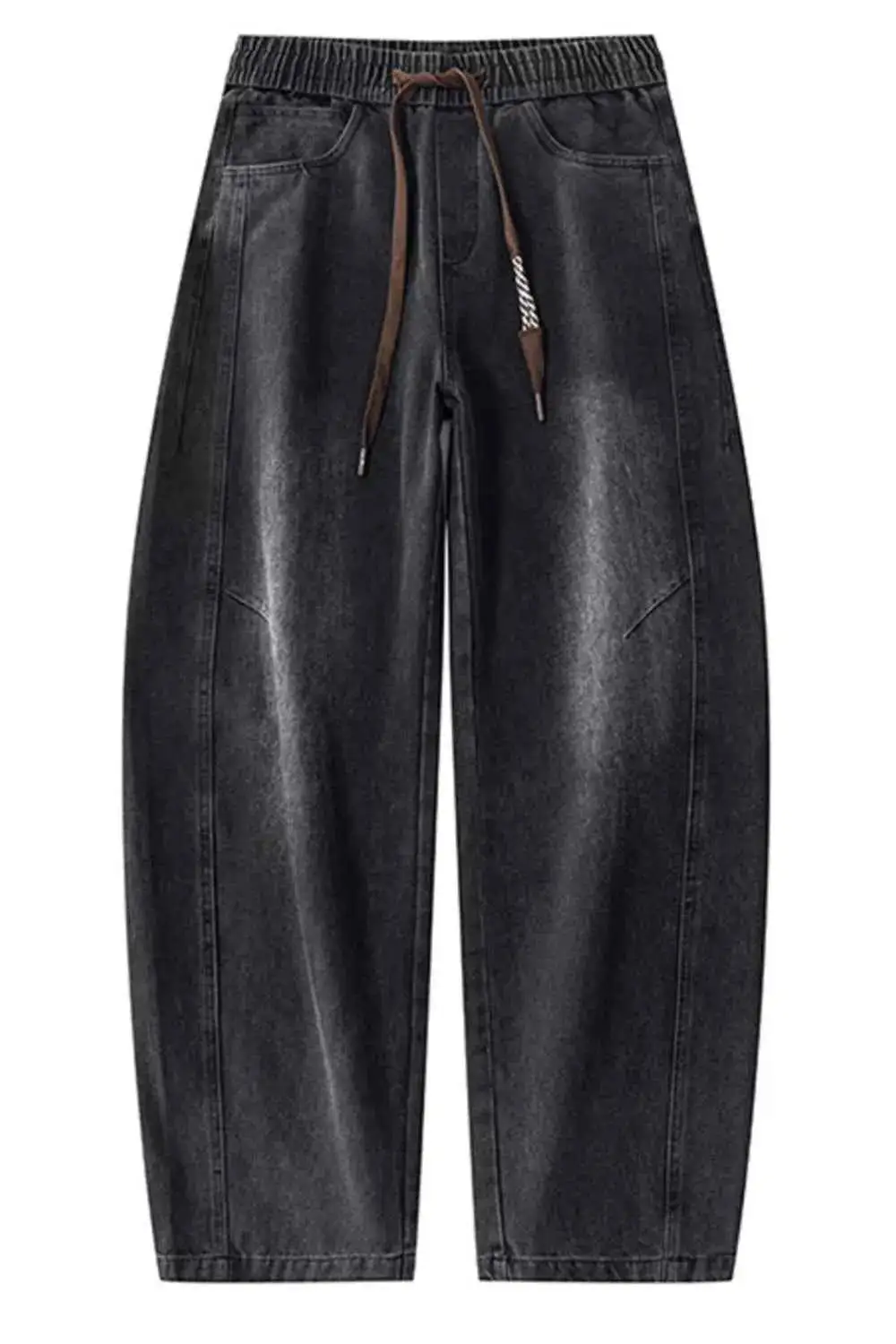 Relaxed Vintage Wash Wide Leg Jeans