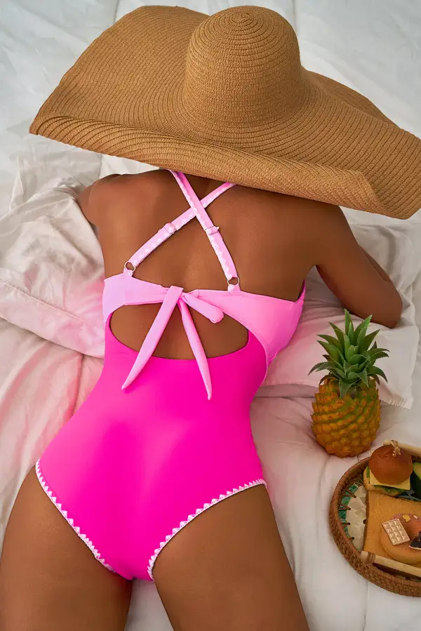 Cabana Cutout One Piece Swimsuit