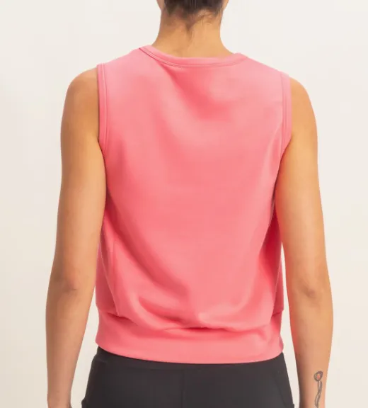 Sleeveless Crewneck Top