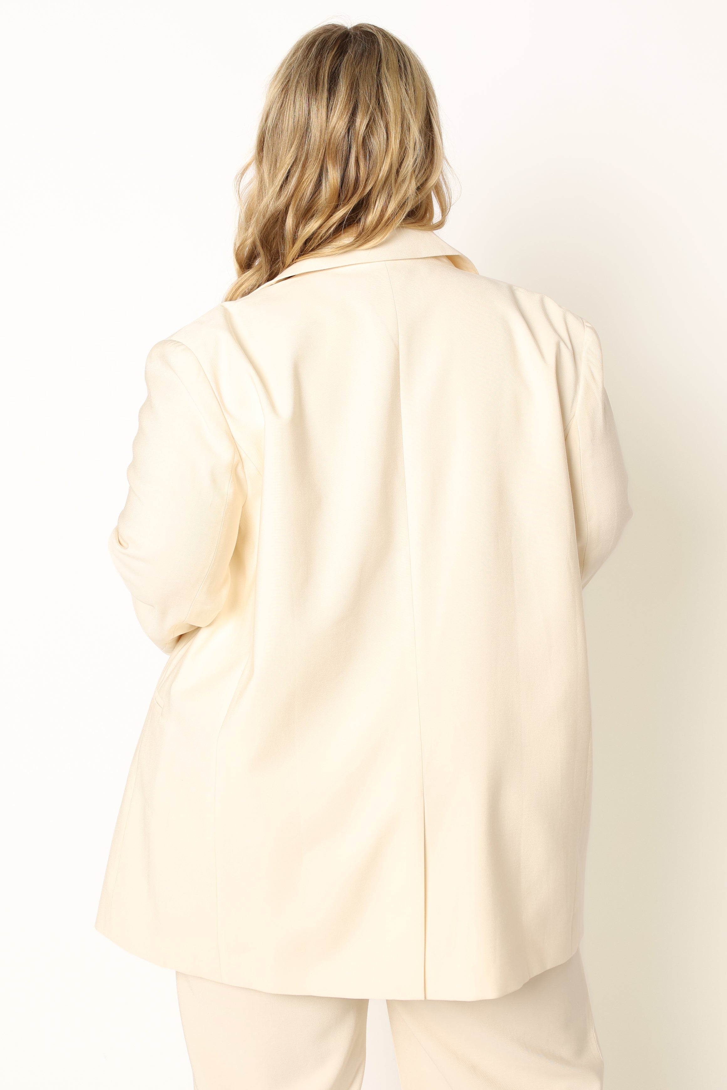 Noelle Oversized Blazer - Cream