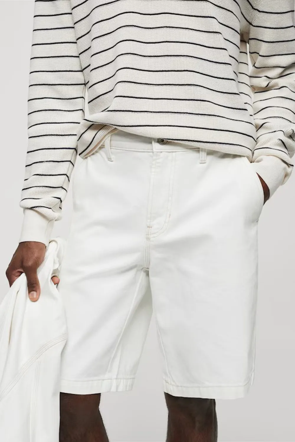 Denim Casual Style Shorts