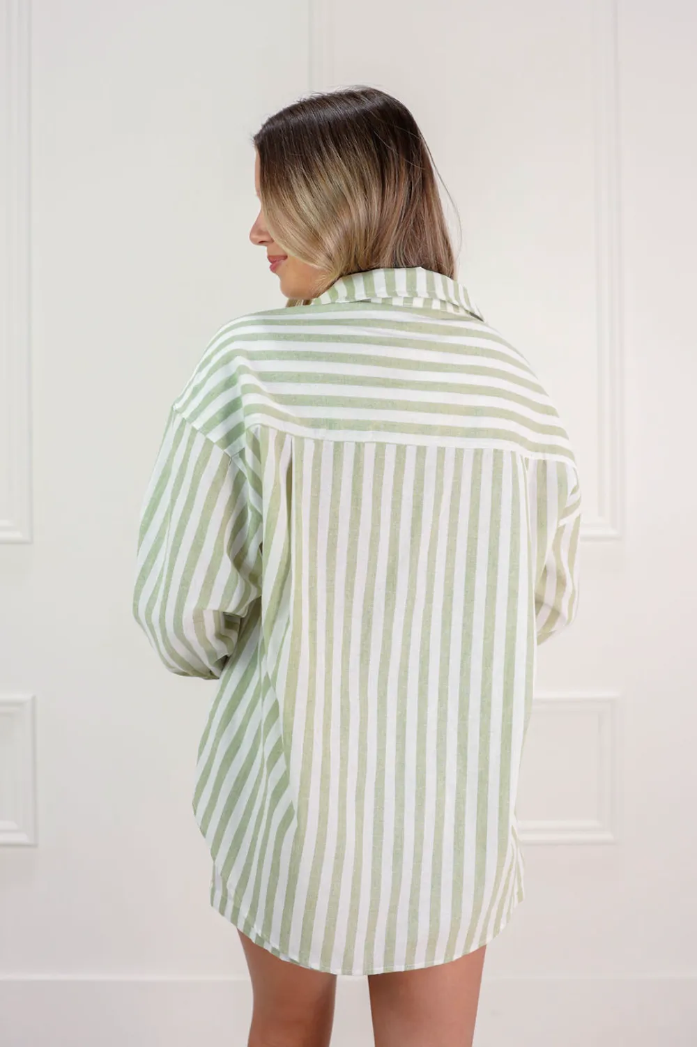 Relaxed Button Front Woven Set