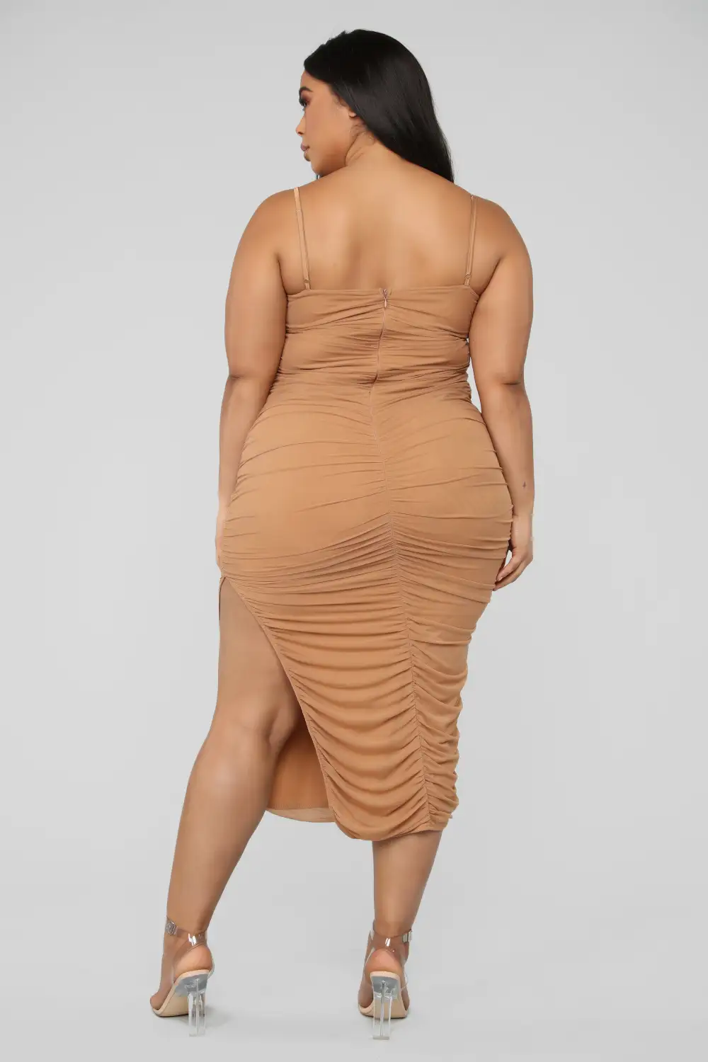 Feeling My Mesh Dress - Nude