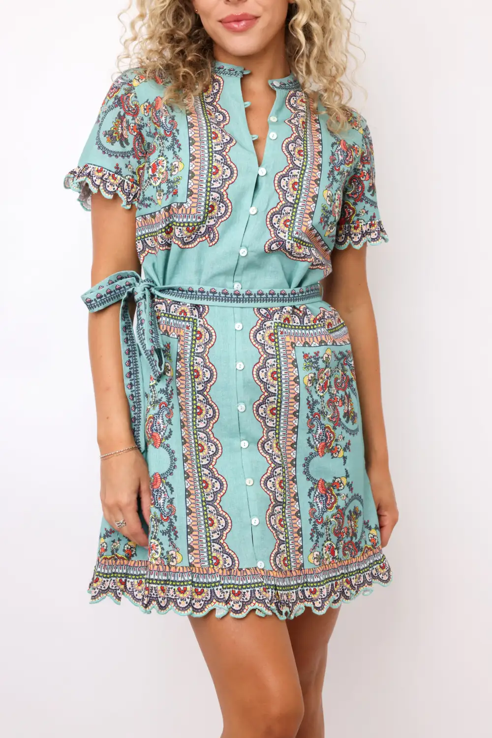 Linen Mini Dress