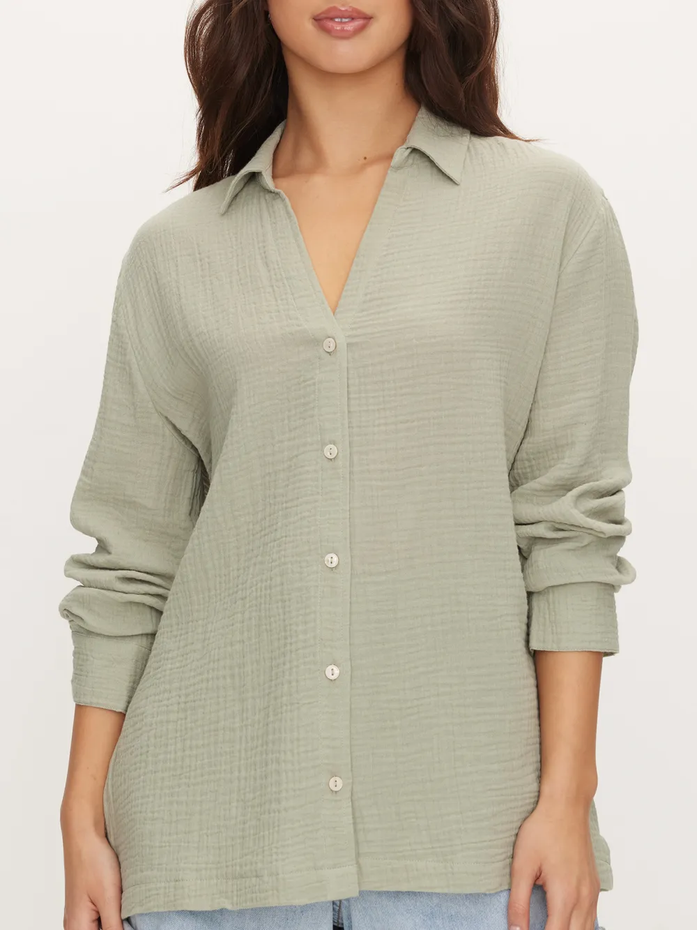 Casual Style Waffle Shirt