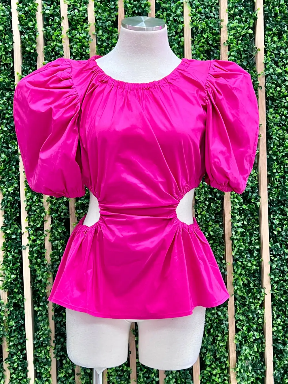 Delicate Side Cutout Top