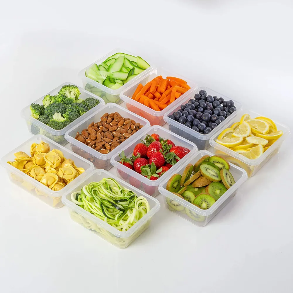 50-piece Food storage Containers Set with Lids, Plastic Leak-Proof BPA-Free Containers for Kitchen Organization, Meal Prep, Lunch Containers (Includes Labels & Pen)