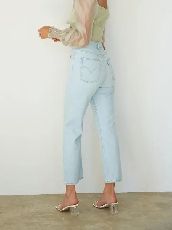Straight Ankle Jeans