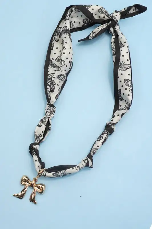 Everyday Charm Scarf Necklace