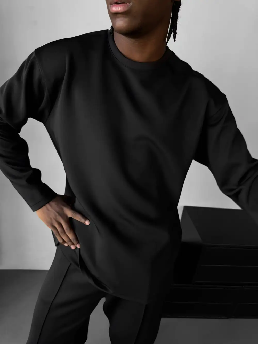 Relaxed Diver Inspired Sweatshirt