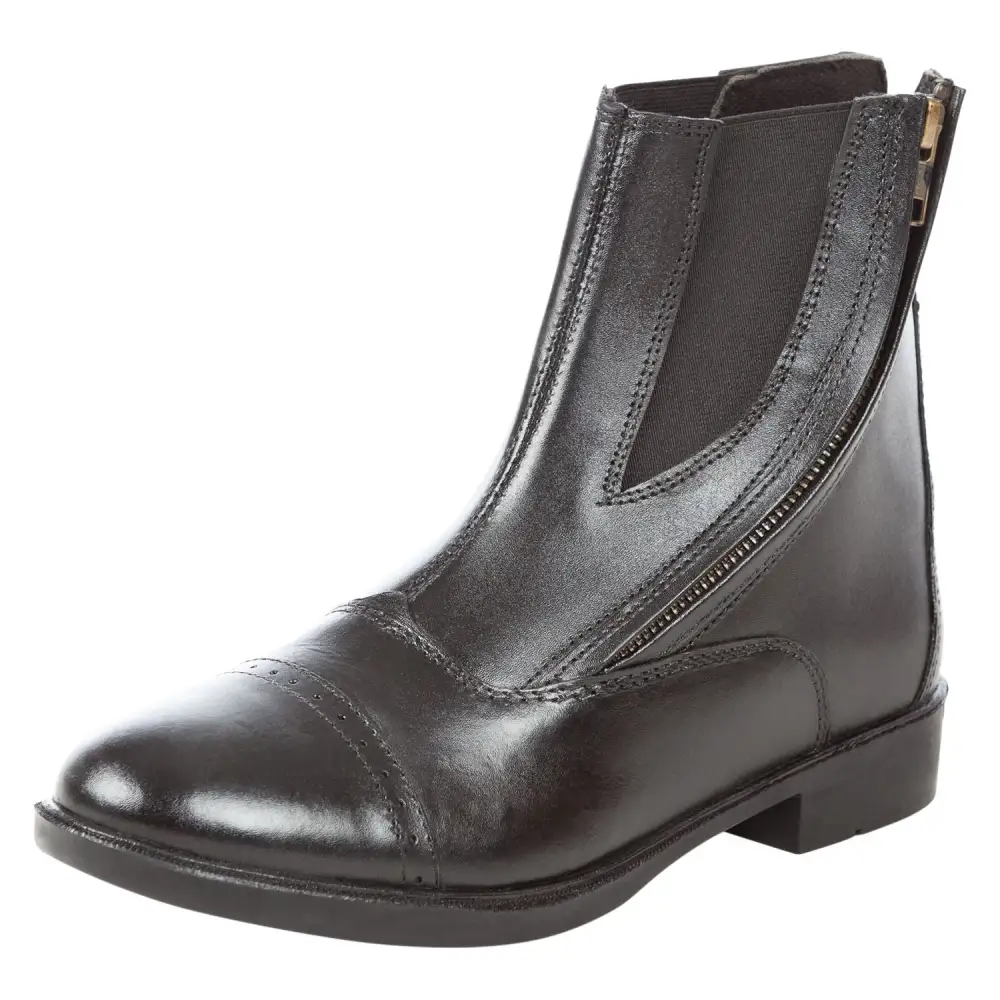 Timeless Zip Leather Paddock Boots