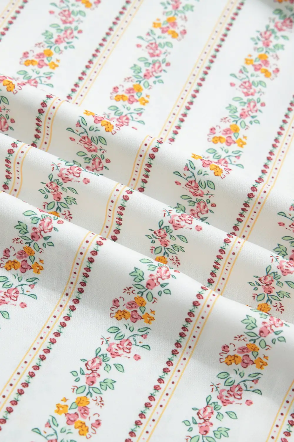 Gathered Detail Floral Printed Ribbed Mini Dress