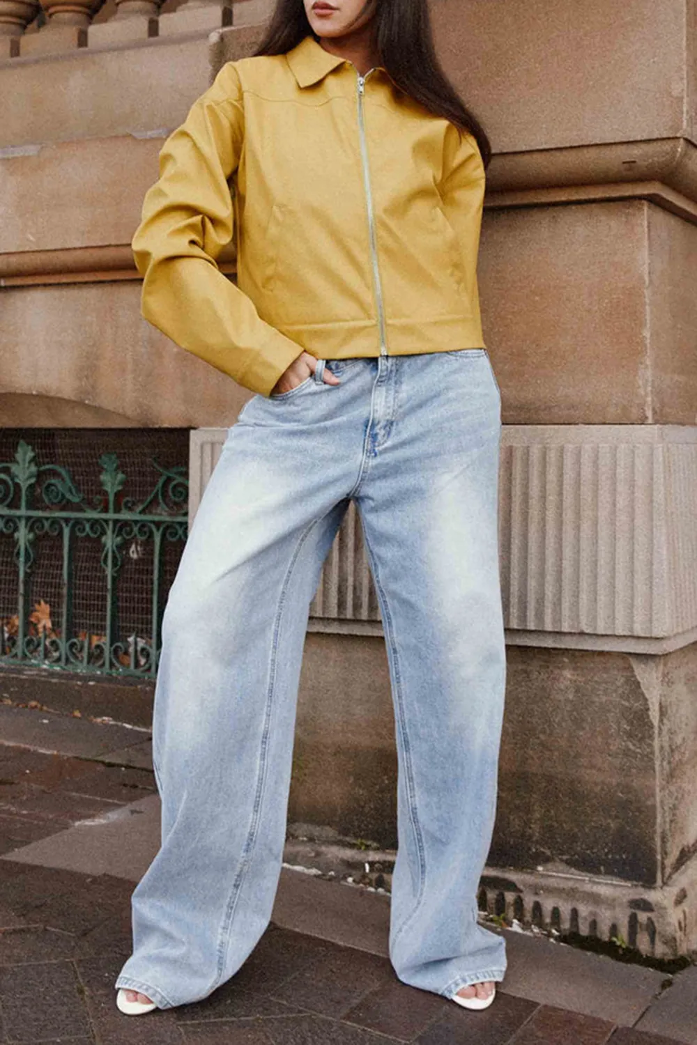 Oversized Jacket - Yellow
