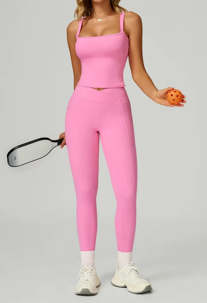 Wide Strap Activewear Set