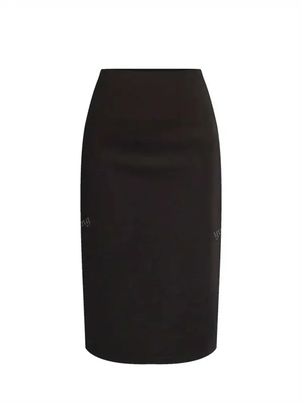Women's Split Skinny Knee Length Skirt