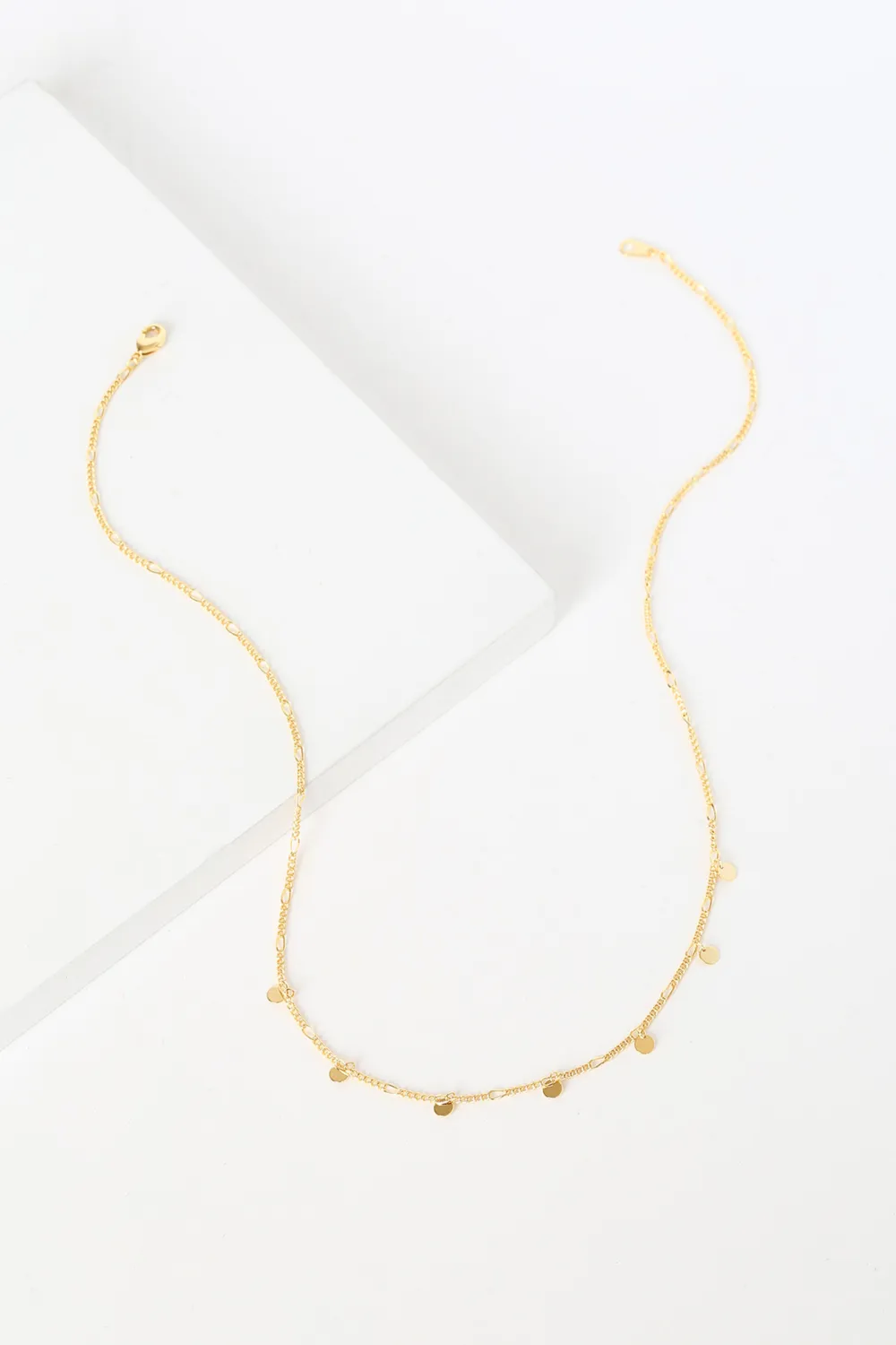 Classic Minimalist Exquisite Gold Thin Chain