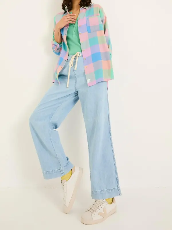 Multi 100% Cotton Carolin Check Shirt