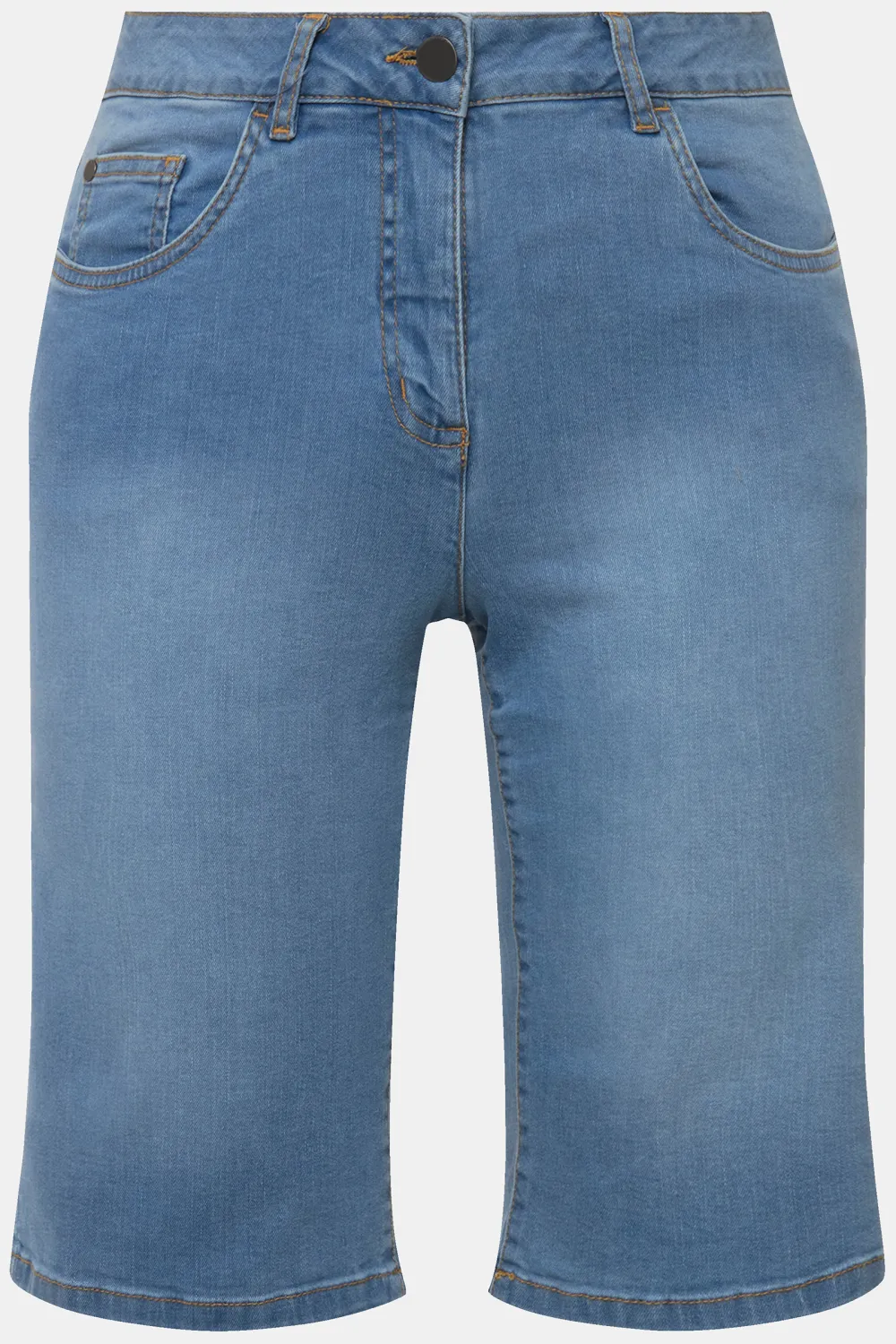 Solid Color Women's Denim Shorts