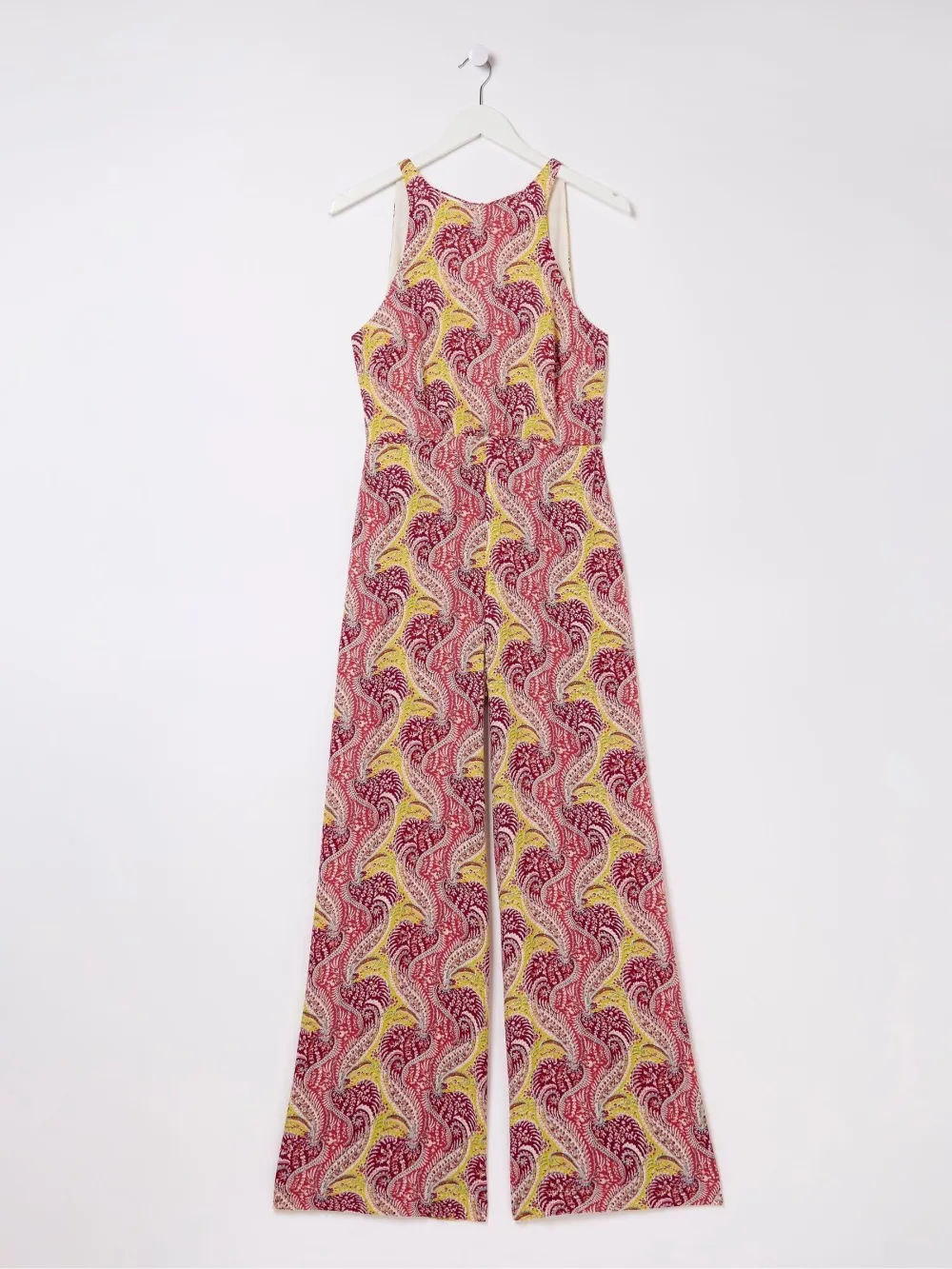 Tura Orange Paisley Jumpsuit