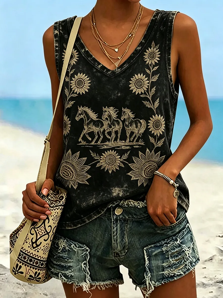 Women'S Retro Vintage Vintage Vest