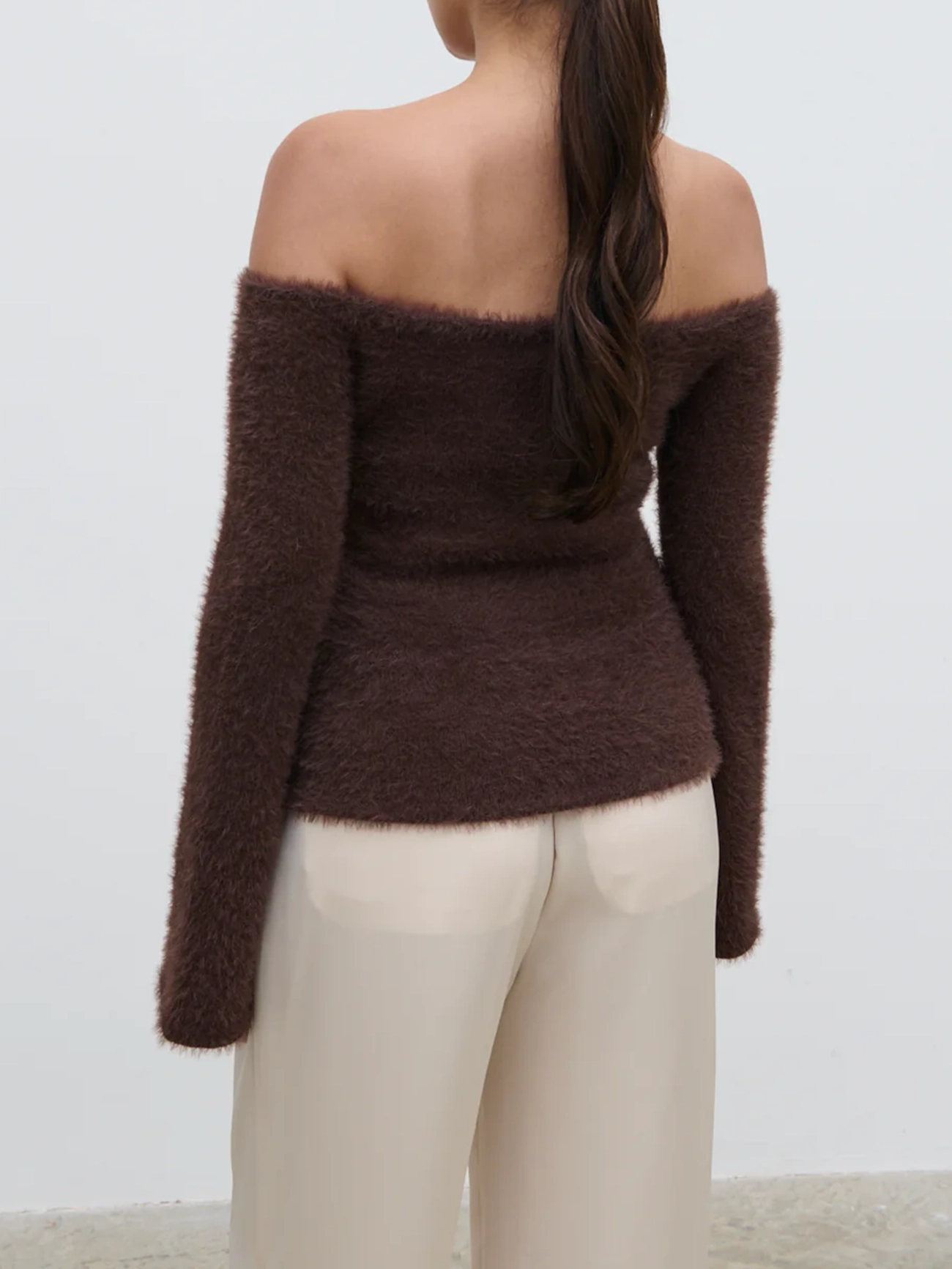 Fluffy Knit Top