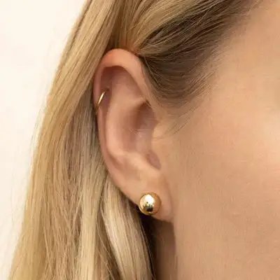 Textured Stud Earrings