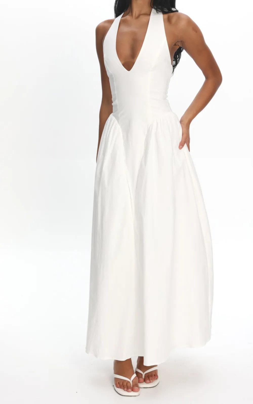 Graceful Halter Maxi Dress