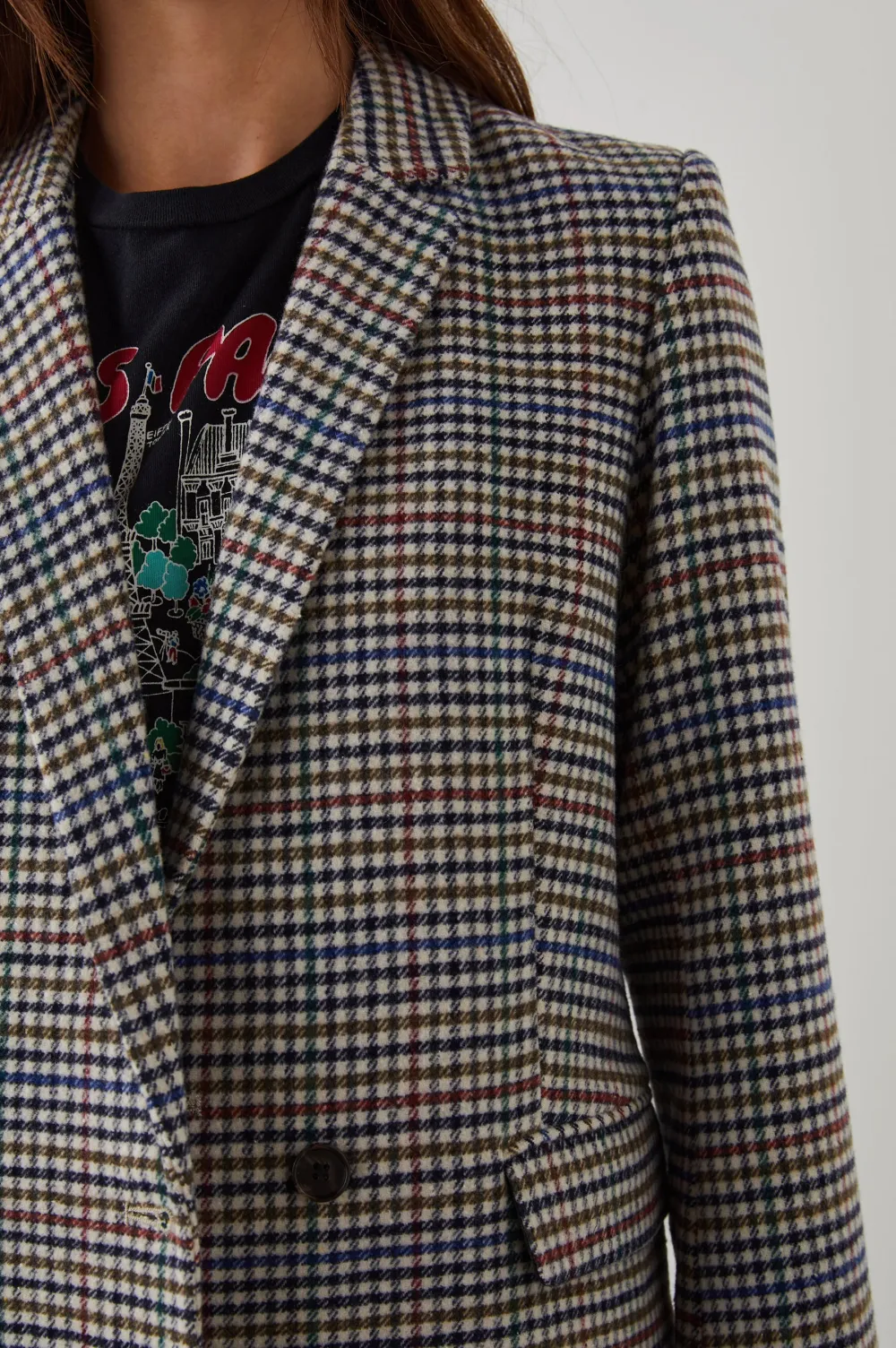 Coarse-Napped Pattern Business Casual Suit