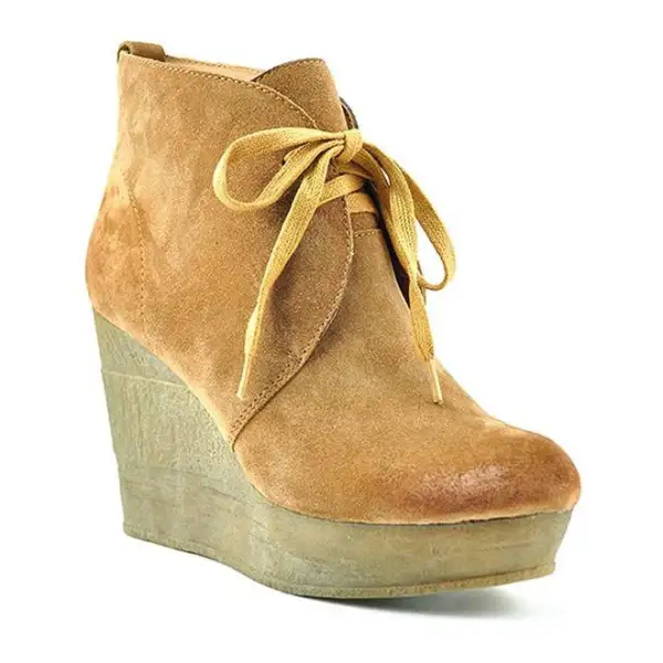 Suede Lace Up Boots