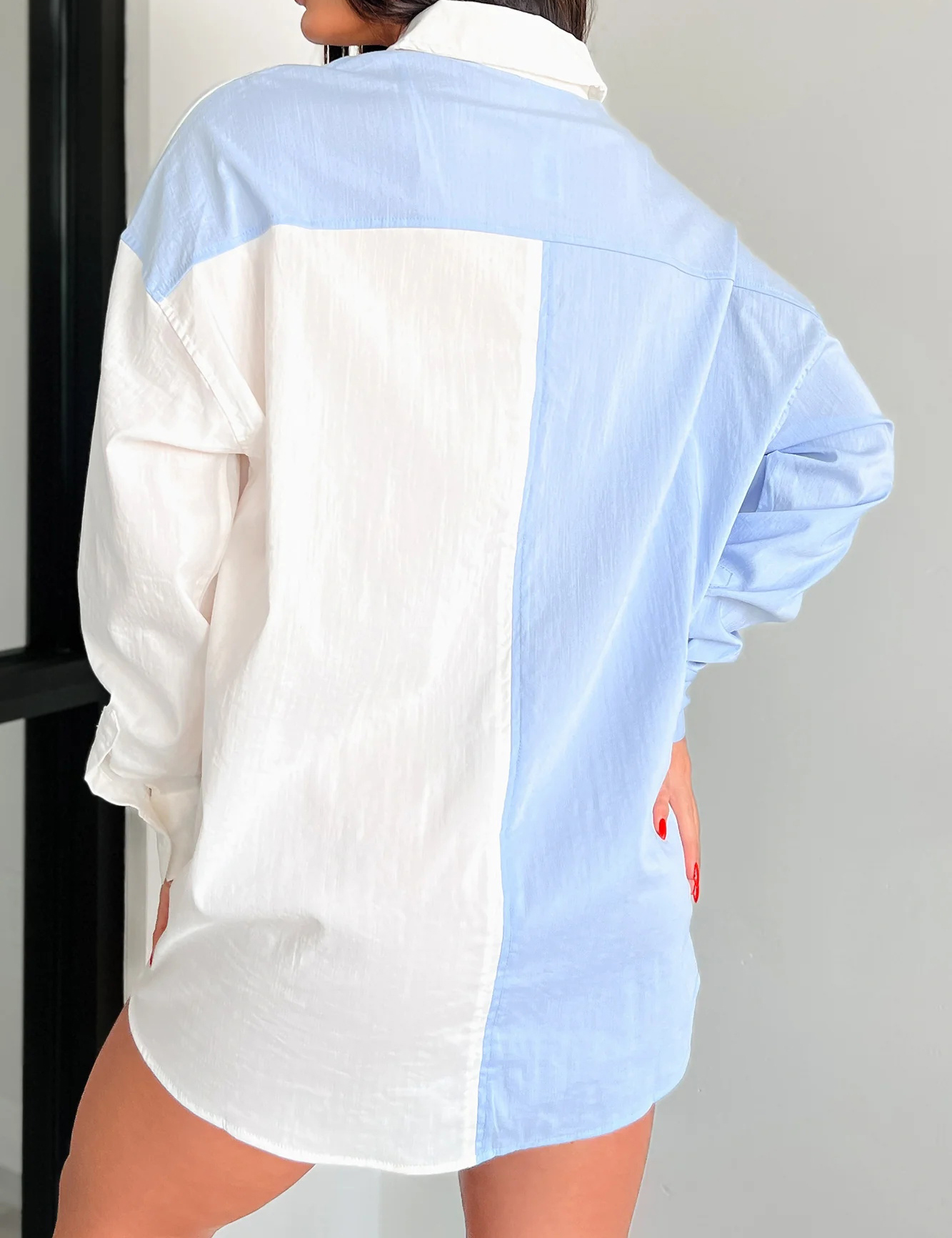 Color blocked shirt