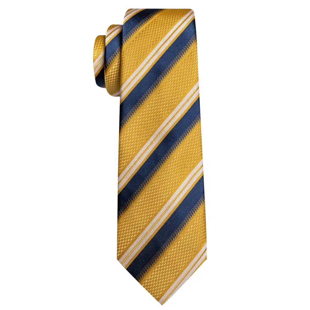 Tailored Striped Silk Necktie Set