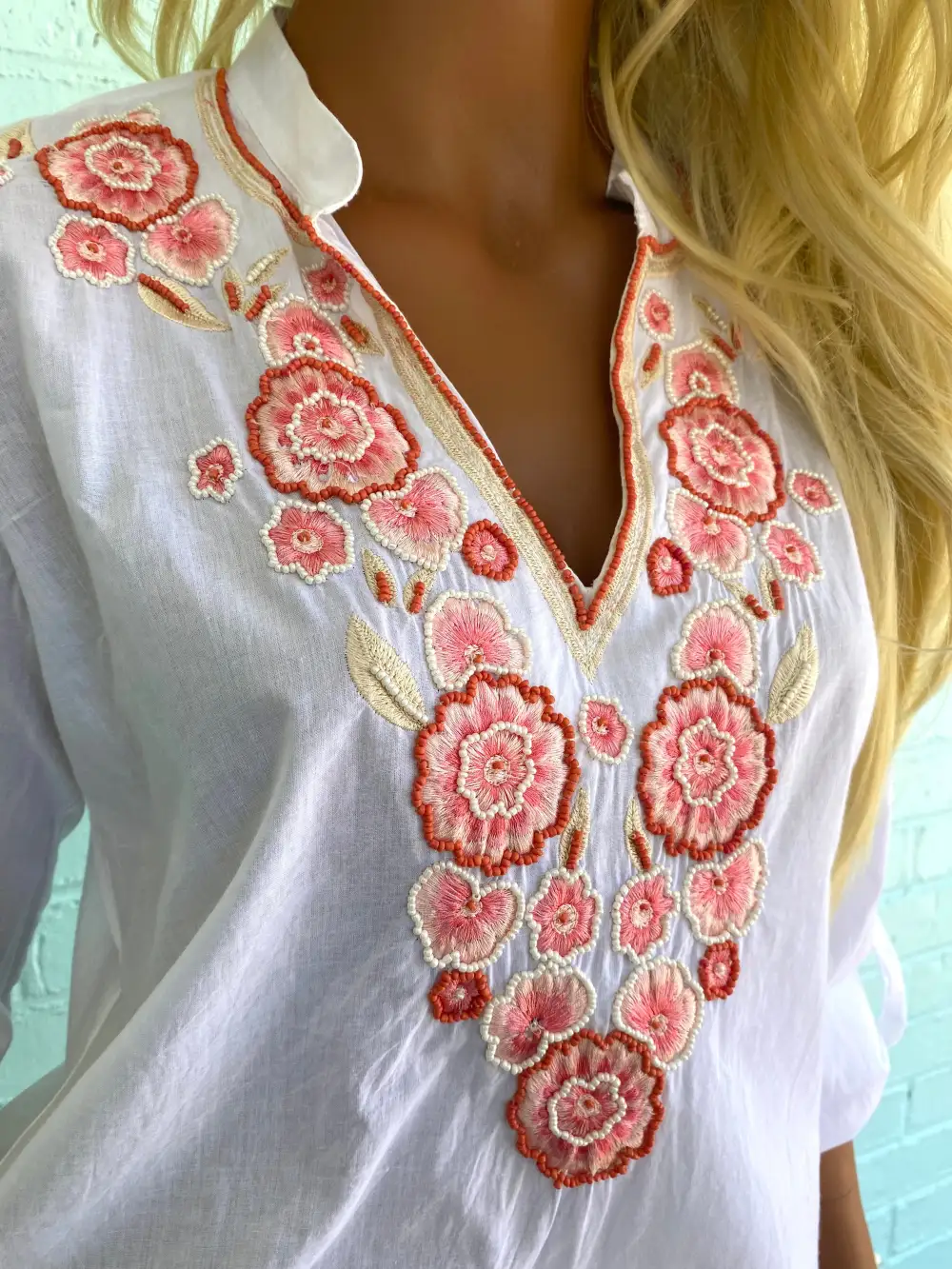 Embroidered Beaded Tunic