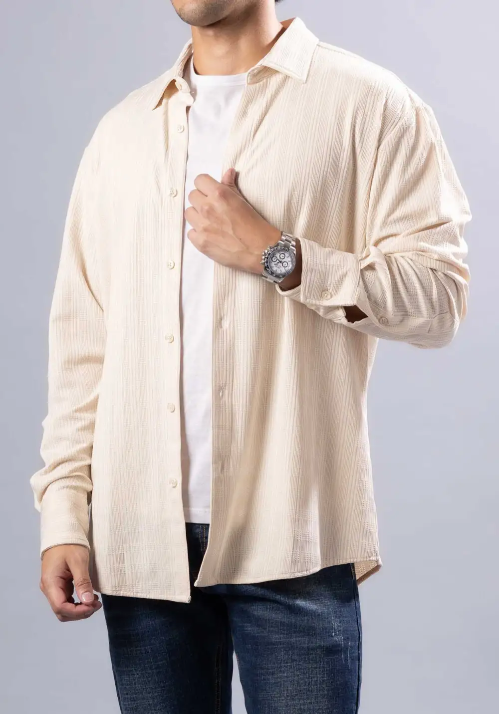 Collar Button Up Dress Shirt