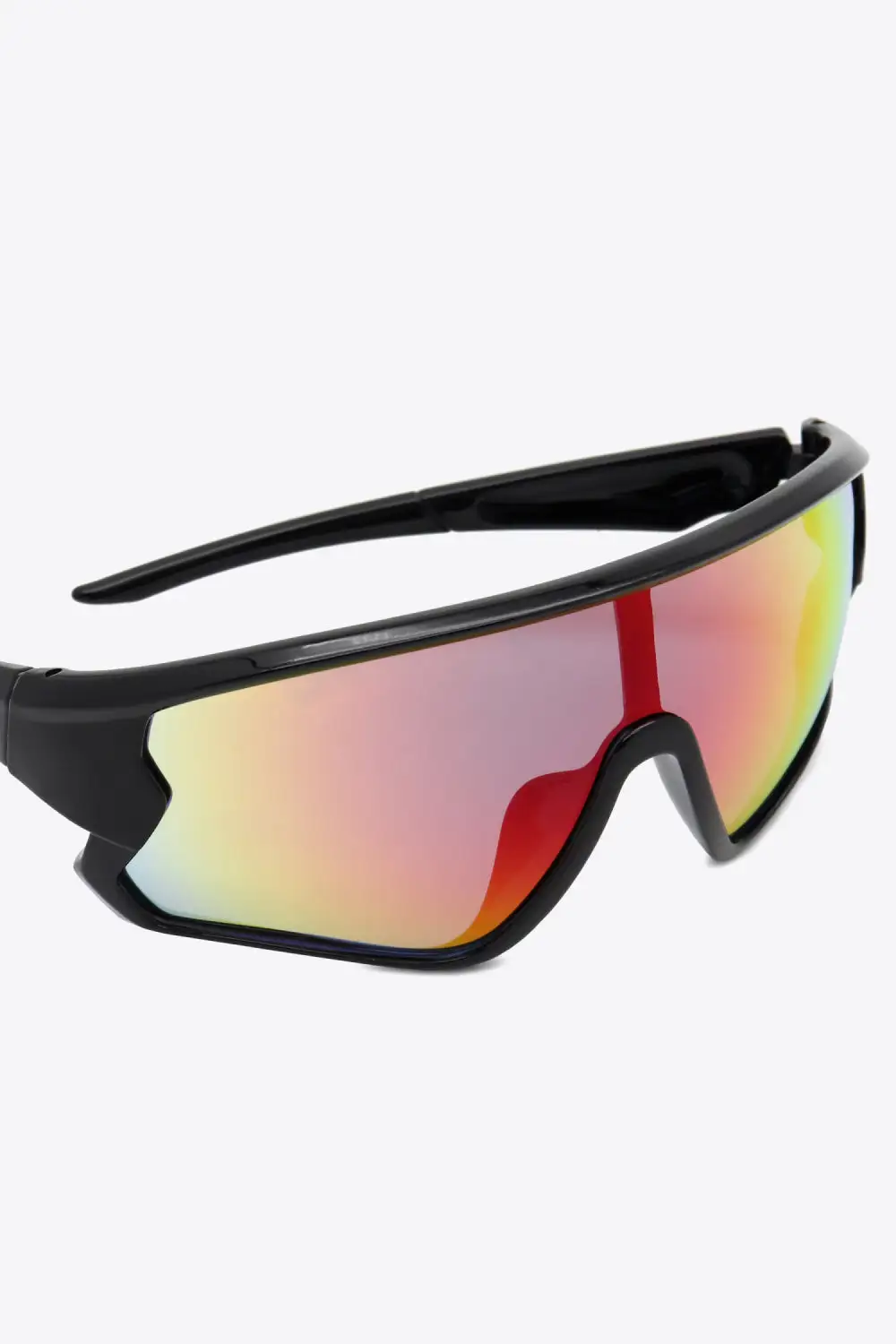 Scalloped Shield Frame Sunglasses