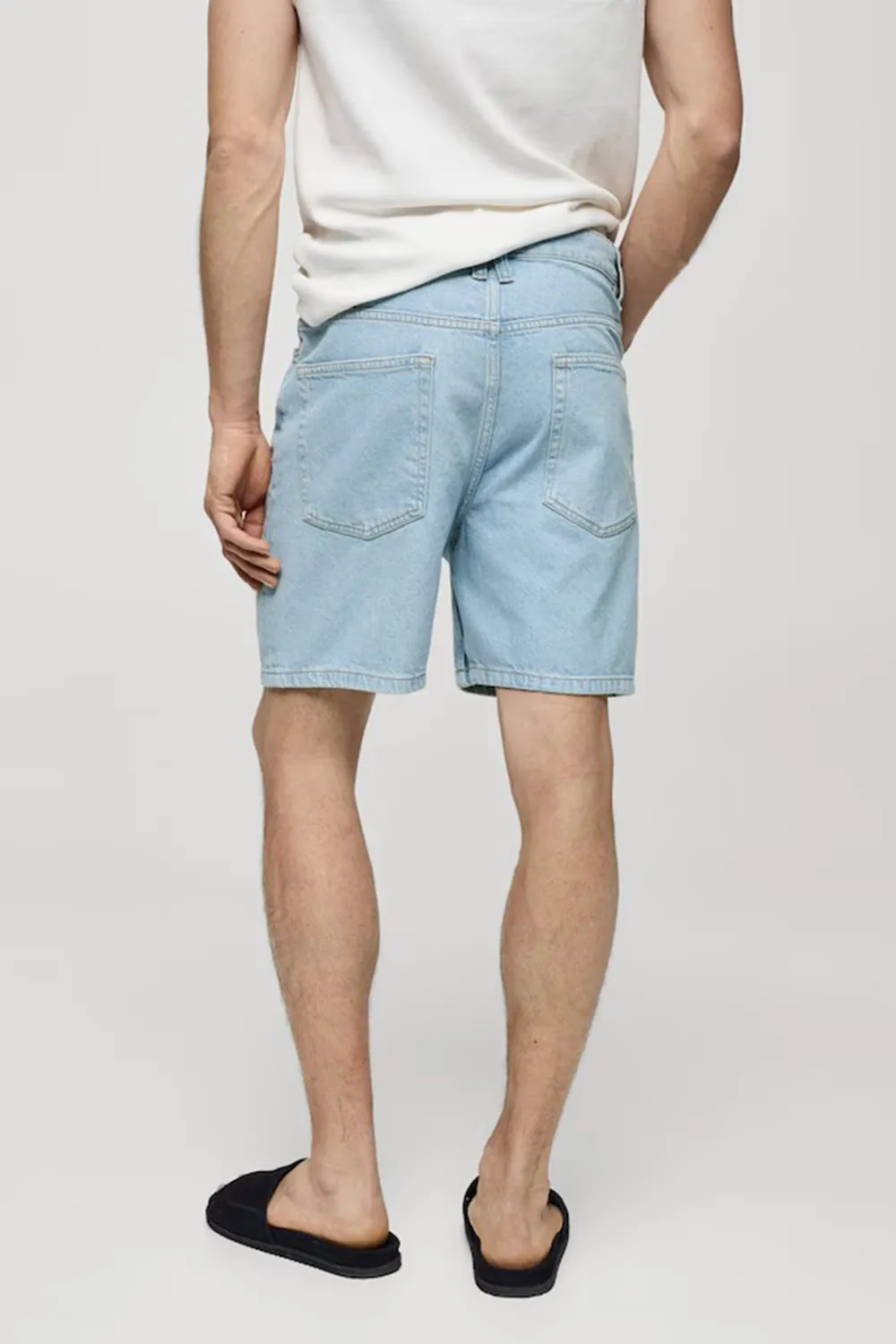 Non-Stretch Denim Shorts