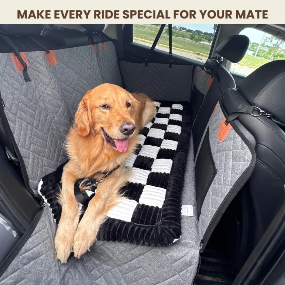 Pet Car Seat Cover with Free Cushion
