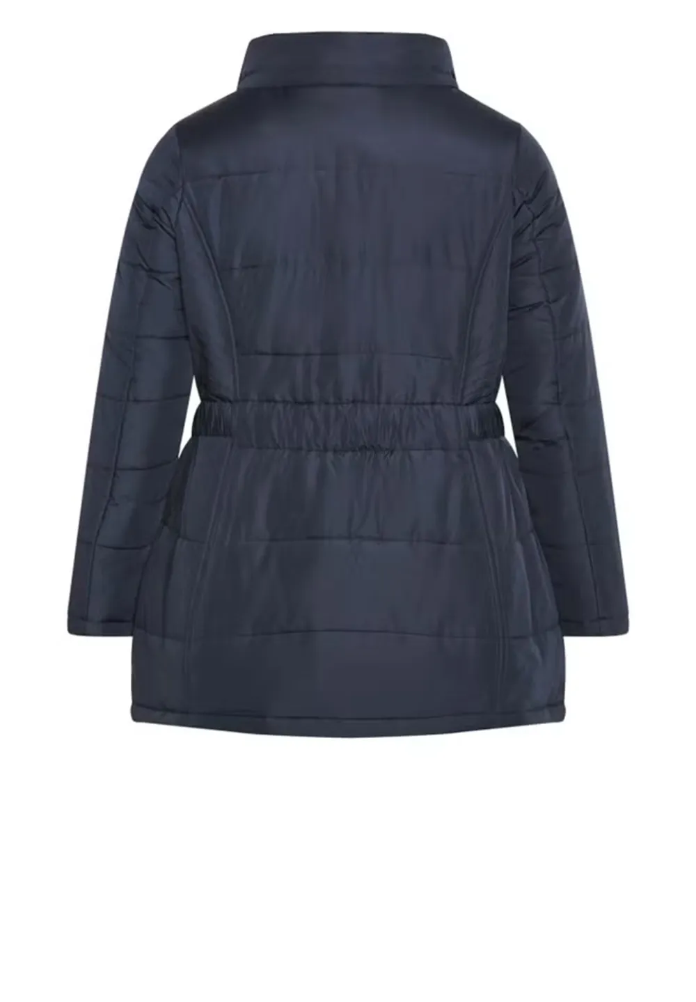 Waist Tied Fur Hat Down Jacket