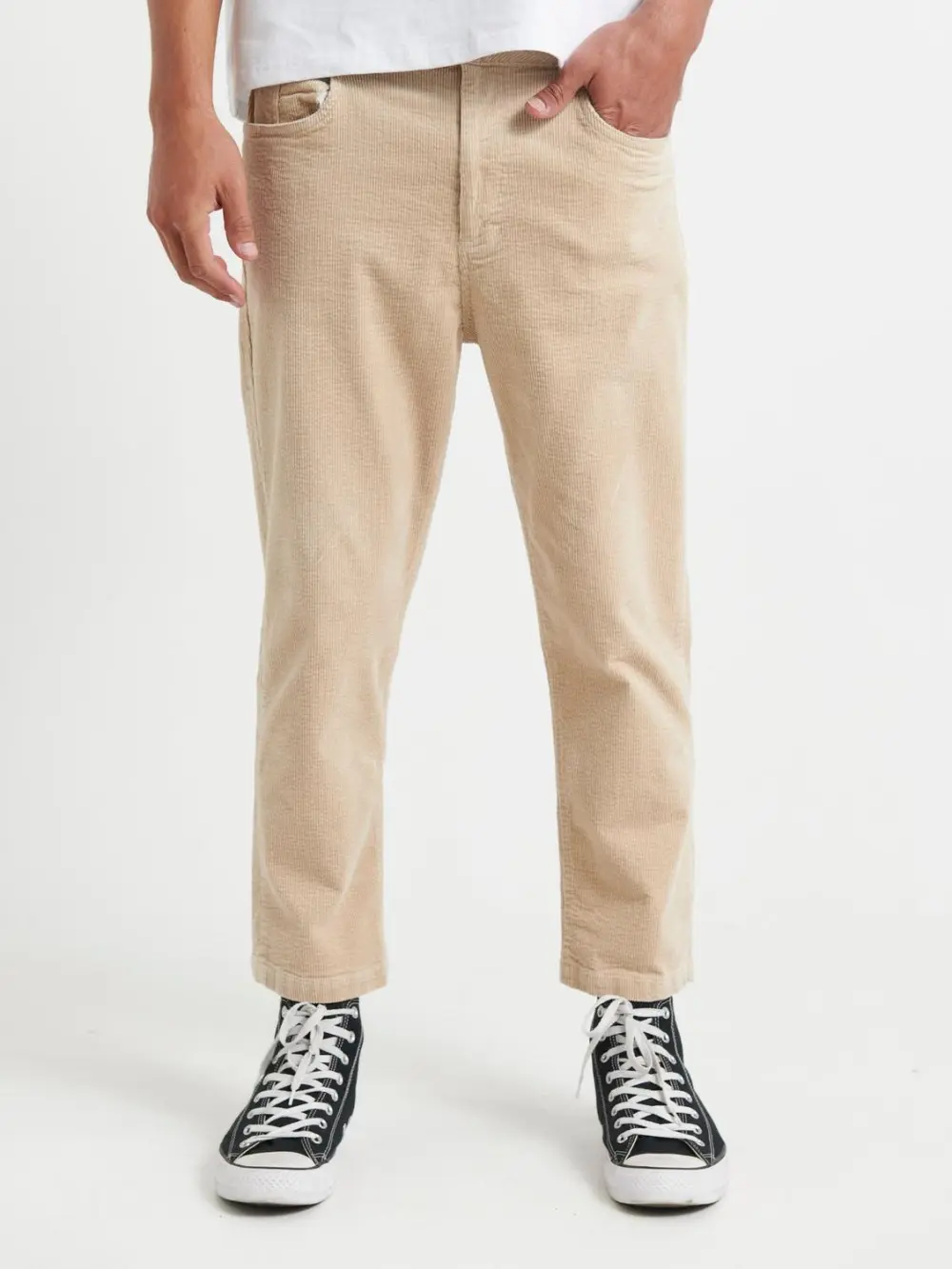 Simple And soft Daily Slim Oat Pant