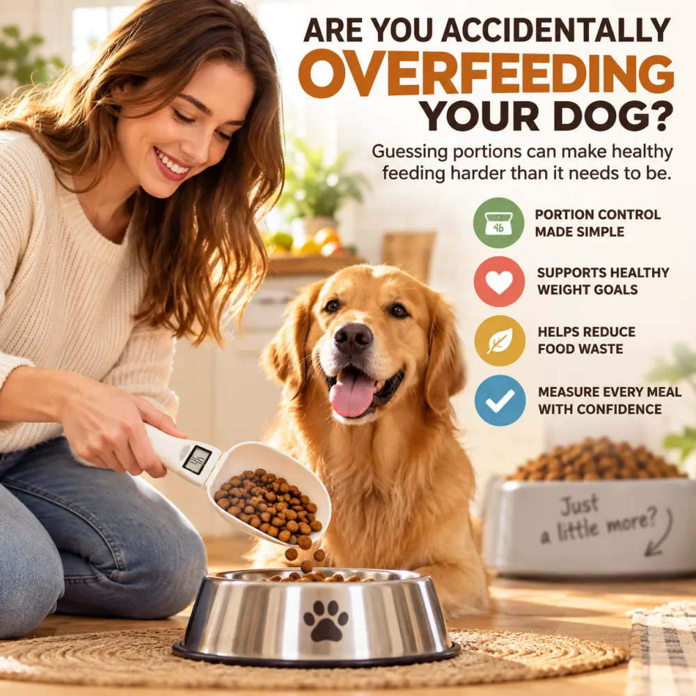 Pet Food Measuring Scoop with Scale for Home Use