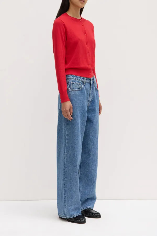 Slim Fit Long Sleeved Cashmere Sweater