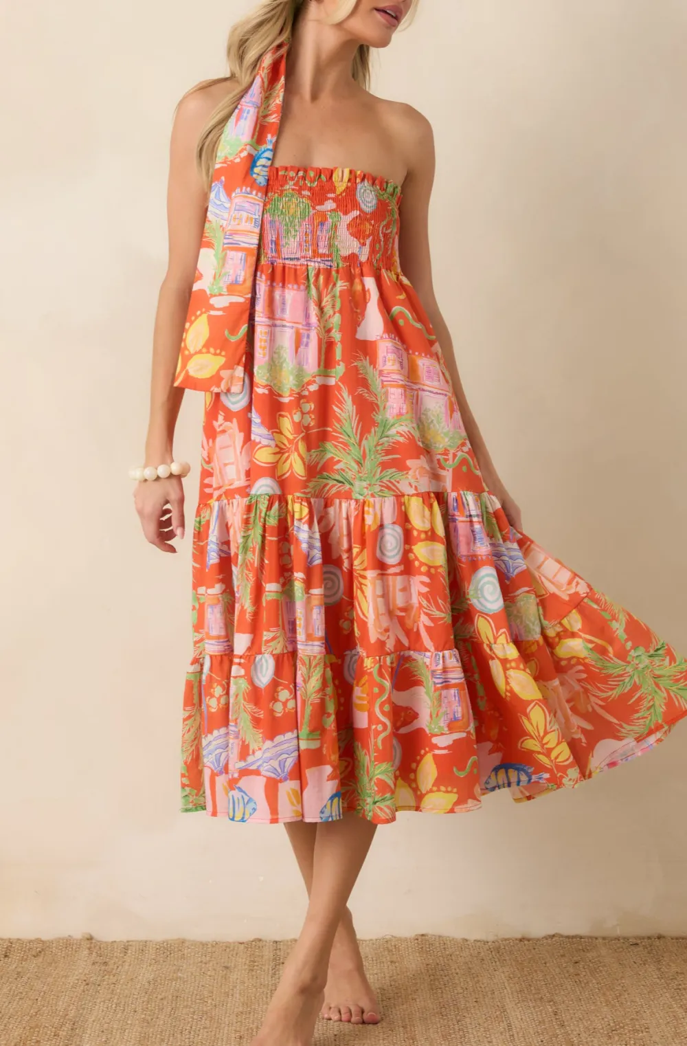 Clean Coastal Cotton Dress