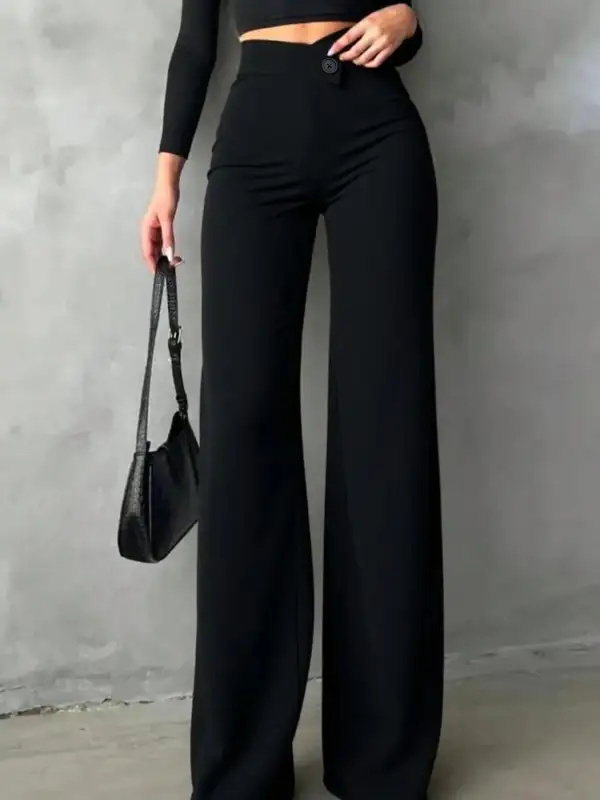 Everyday High Waist Wide Leg Pants