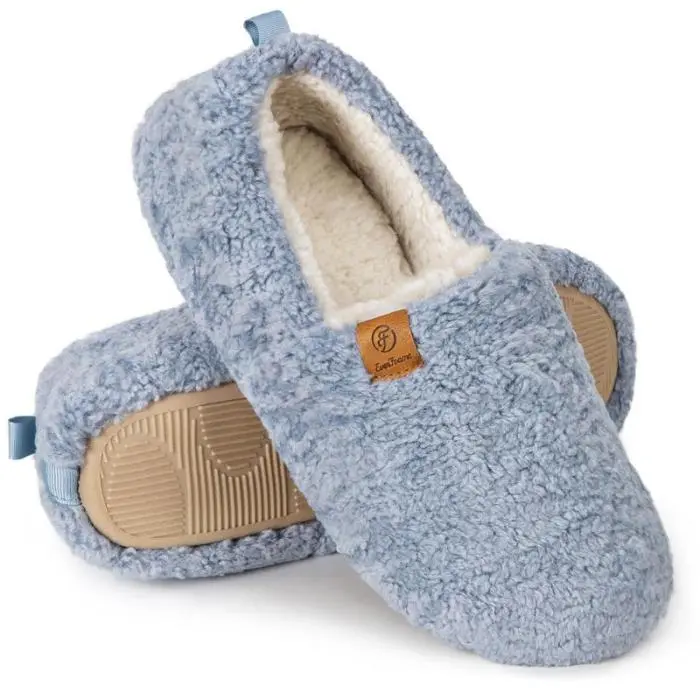New Women's Cotton Slippers Indoor Home Soft Bottom Anti-Slip Plush