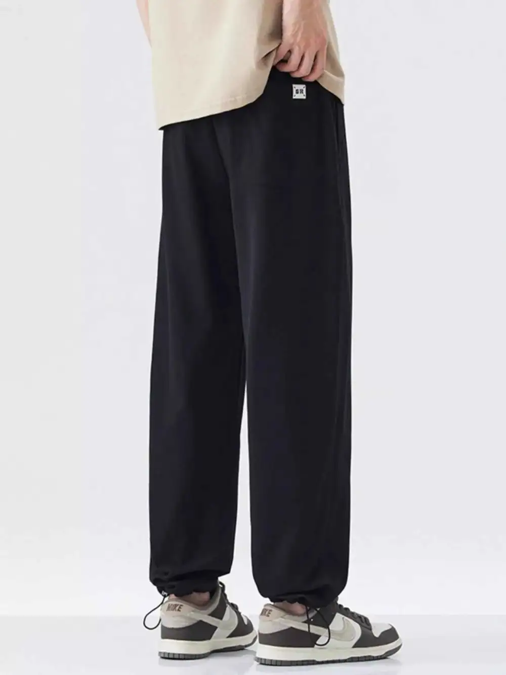 Drawstring Relaxed Fit Casual Pants