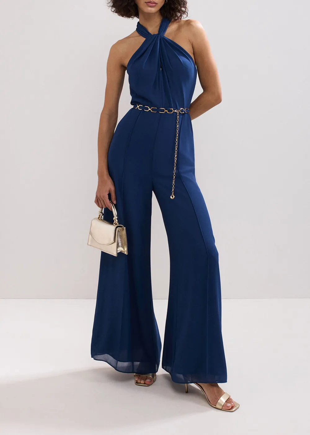 Retro Halter Neck Bodysuit For Women