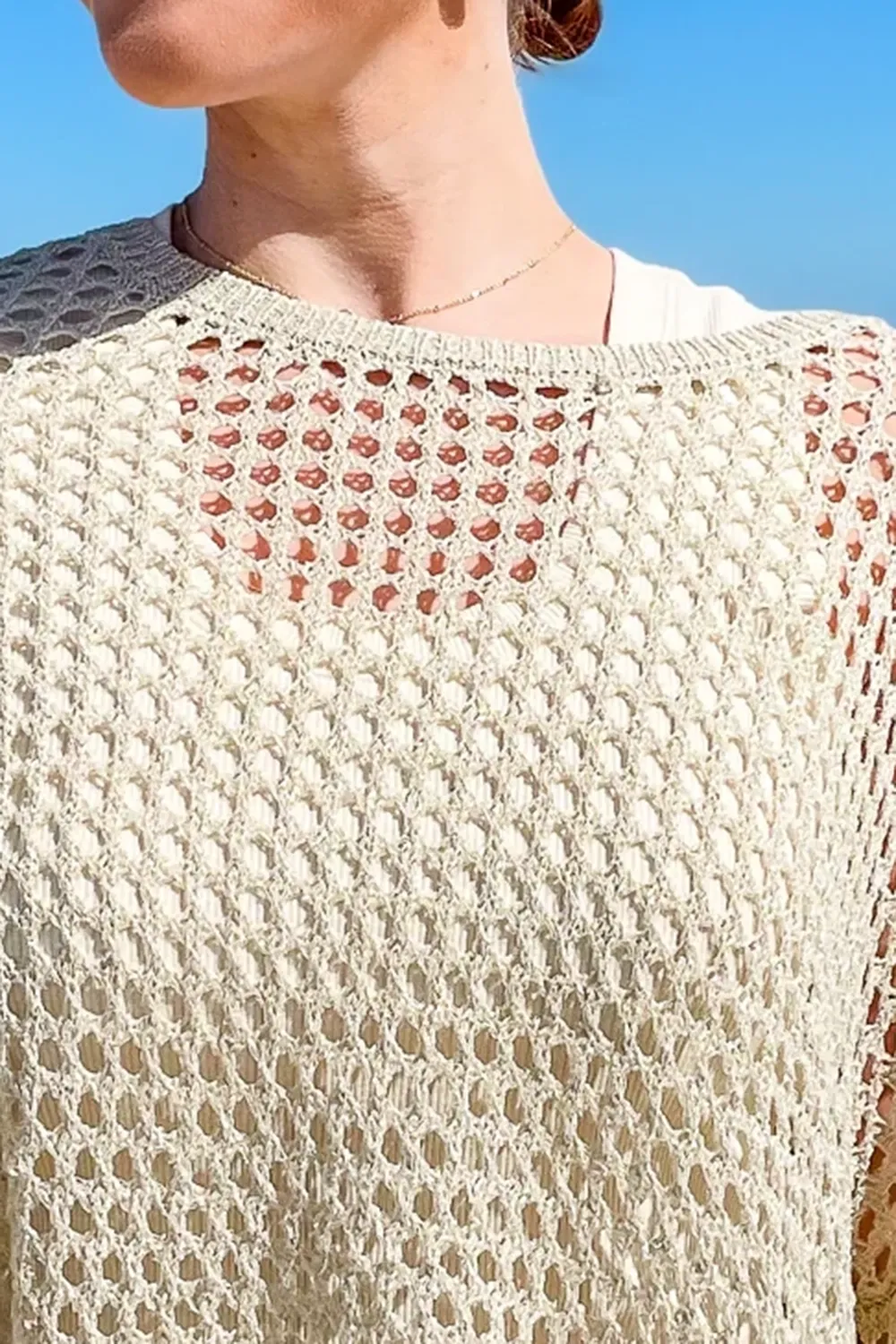 Hollow Resort Style Sweater