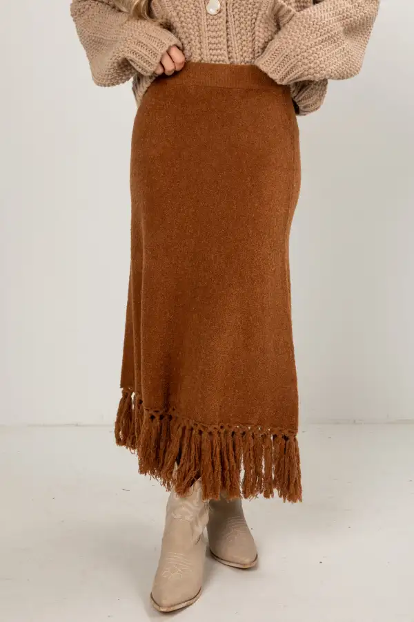 Roomy Straight Relaxed Casual Skirt